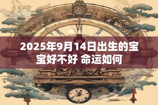 2025年9月14日出生的宝宝好不好 命运如何