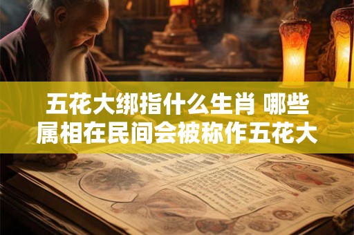 五花大绑指什么生肖 哪些属相在民间会被称作五花大绑