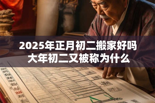 2025年正月初二搬家好吗 大年初二又被称为什么