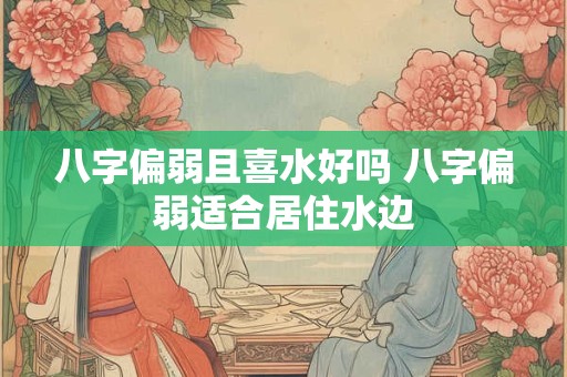 八字偏弱且喜水好吗 八字偏弱适合居住水边