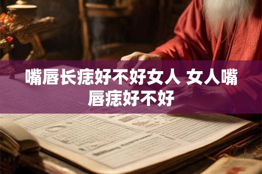嘴唇长痣好不好女人 女人嘴唇痣好不好