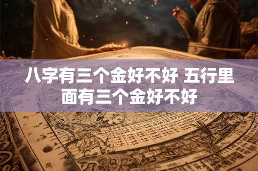 八字有三个金好不好 五行里面有三个金好不好