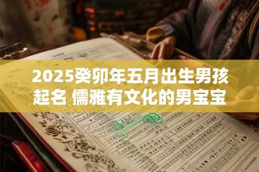 2025癸卯年五月出生男孩起名 儒雅有文化的男宝宝名字
