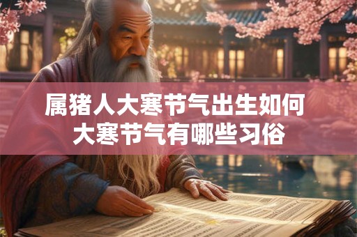 属猪人大寒节气出生如何 大寒节气有哪些习俗