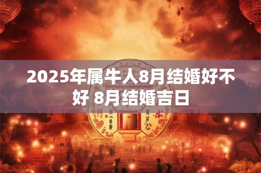 2026年属牛人8月结婚好不好 8月结婚吉日