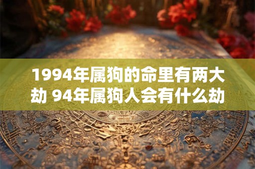 1994年属狗的命里有两大劫 94年属狗人会有什么劫难