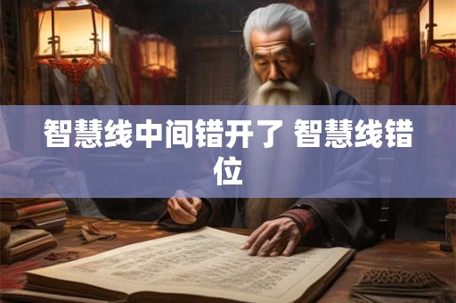智慧线中间错开了 智慧线错位