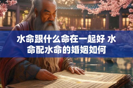 水命跟什么命在一起好 水命配水命的婚姻如何