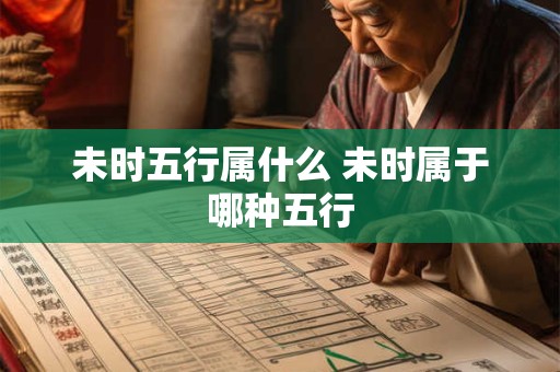 未时五行属什么 未时属于哪种五行
