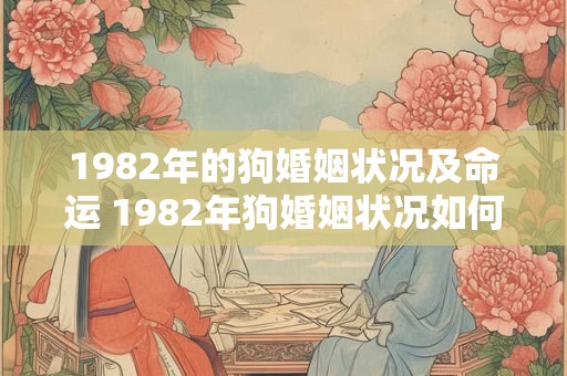 1982年的狗婚姻状况及命运 1982年狗婚姻状况如何