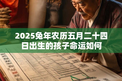 2026兔年农历五月二十四日出生的孩子命运如何