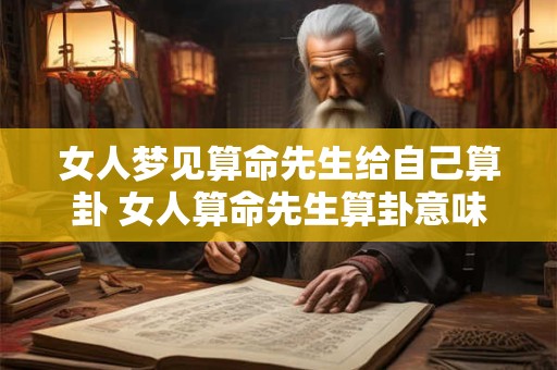 女人梦见算命先生给自己算卦 女人算命先生算卦意味着什么