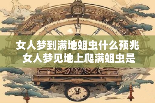 女人梦到满地蛆虫什么预兆 女人梦见地上爬满蛆虫是什么意思