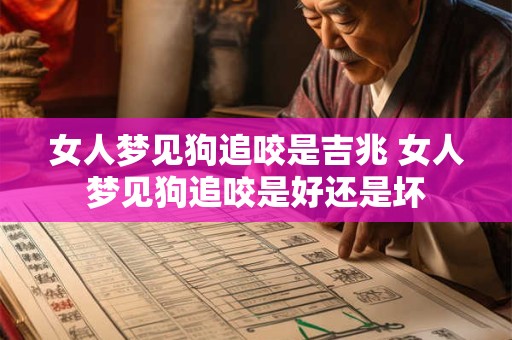 女人梦见狗追咬是吉兆 女人梦见狗追咬是好还是坏