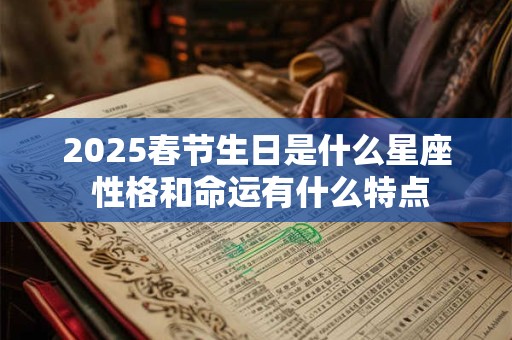 2025春节生日是什么星座 性格和命运有什么特点