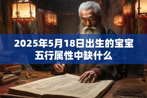 2025年5月18日出生的宝宝五行属性中缺什么