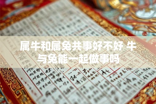 属牛和属兔共事好不好 牛与兔能一起做事吗