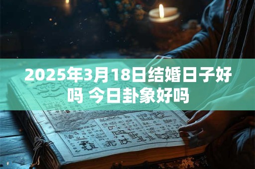 2025年3月18日结婚日子好吗 今日卦象好吗 2025年3月18日结婚日子好吗 今日卦象好吗