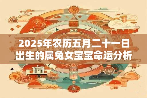 2025年农历五月二十一日出生的属兔女宝宝命运分析