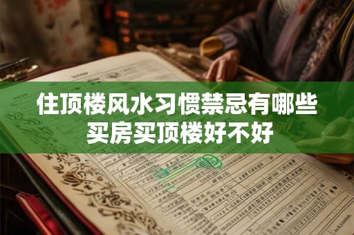 住顶楼风水习惯禁忌有哪些 买房买顶楼好不好
