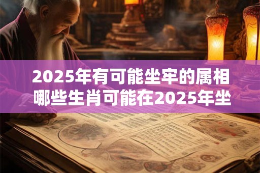 2025年有可能坐牢的属相 哪些生肖可能在2025年坐牢
