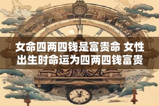 女命四两四钱是富贵命 女性出生时命运为四两四钱富贵命