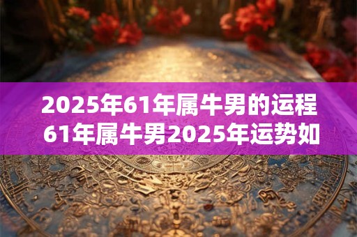 2025年61年属牛男的运程 61年属牛男2025年运势如何