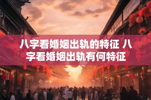 详细阅读:八字看婚姻出轨的特征 八字看婚姻出轨有何特征 八字看婚姻出轨的特征 八字看婚姻出轨有何特征