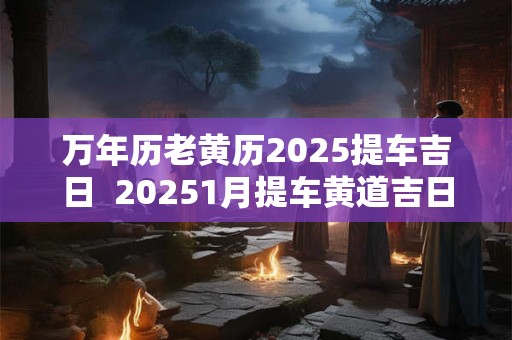 万年历老黄历2025提车吉日  20251月提车黄道吉日