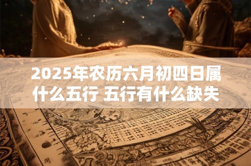 2025年农历六月初四日属什么五行 五行有什么缺失
