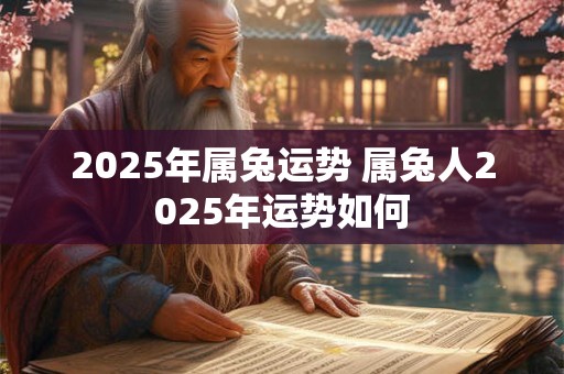 2025年属兔运势 属兔人2025年运势如何