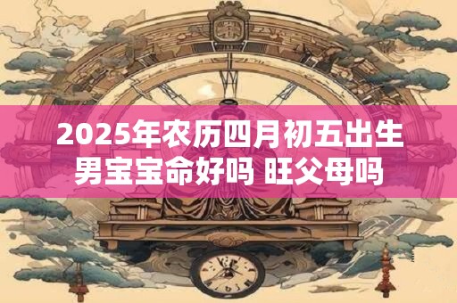 2025年农历四月初五出生男宝宝命好吗 旺父母吗