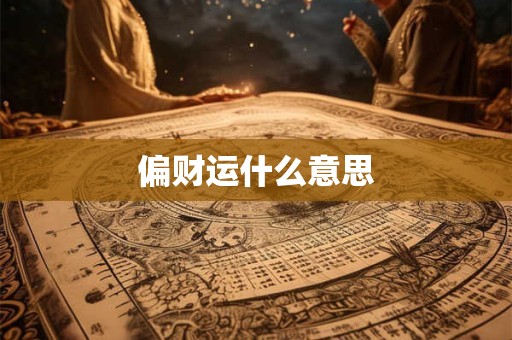 偏财运什么意思
