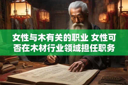 女性与木有关的职业 女性可否在木材行业领域担任职务