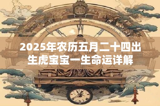 2025年农历五月二十四出生虎宝宝一生命运详解 2025年农历五月二十四出生虎宝宝一生命运详解