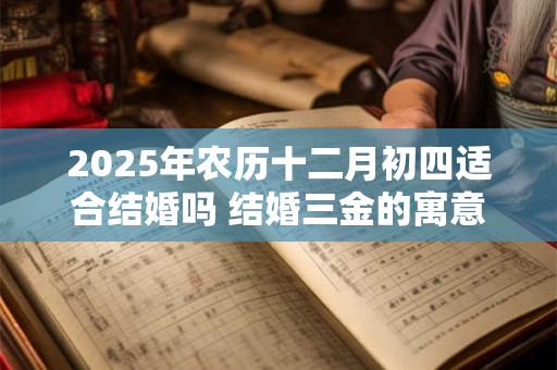 2025年农历十二月初四适合结婚吗 结婚三金的寓意是什么