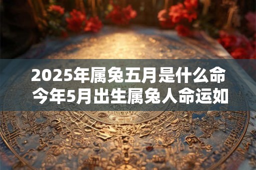 2025年属兔五月是什么命 今年5月出生属兔人命运如何