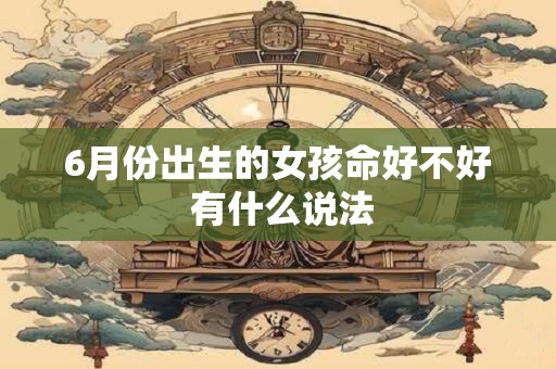 6月份出生的女孩命好不好 有什么说法