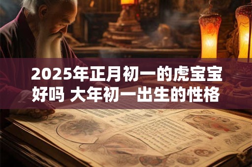 2025年正月初一的虎宝宝好吗 大年初一出生的性格