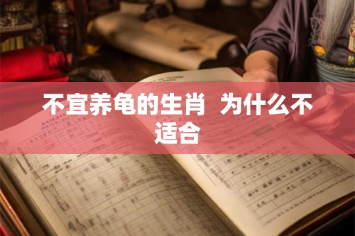 不宜养龟的生肖  为什么不适合
