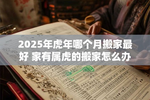 2025年虎年哪个月搬家最好 家有属虎的搬家怎么办