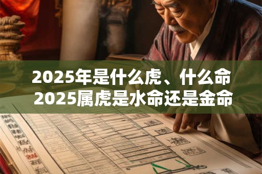 2025年是什么虎、什么命 2025属虎是水命还是金命 2025年是什么虎、什么命 2025属虎是水命还是金命