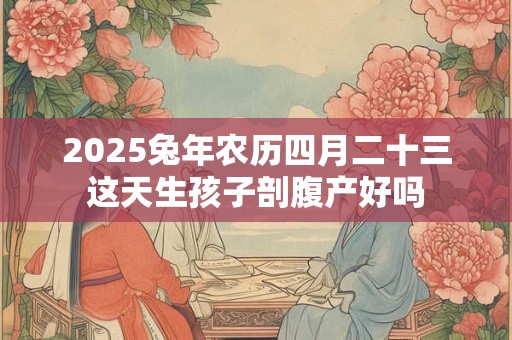 2025兔年农历四月二十三这天生孩子剖腹产好吗