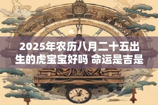 2025年农历八月二十五出生的虎宝宝好吗 命运是吉是凶 2025年农历八月二十五出生的虎宝宝好吗 命运是吉是凶