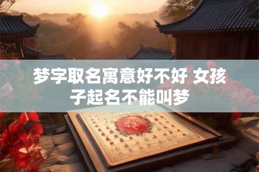 梦字取名寓意好不好 女孩子起名不能叫梦