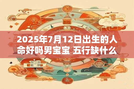 2025年7月12日出生的人命好吗男宝宝 五行缺什么
