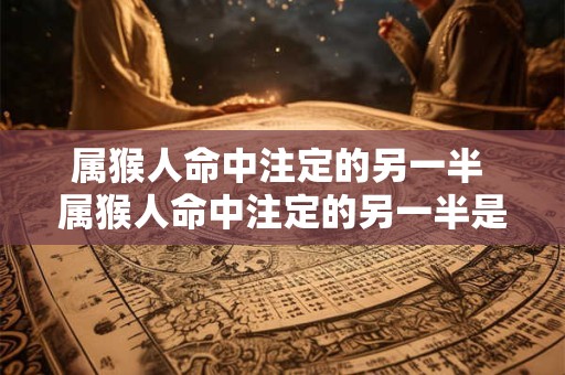 属猴人命中注定的另一半 属猴人命中注定的另一半是谁