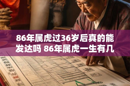 86年属虎过36岁后真的能发达吗 86年属虎一生有几段婚姻