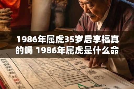 1986年属虎35岁后享福真的吗 1986年属虎是什么命