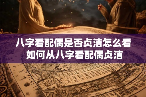 八字看配偶是否贞洁怎么看 如何从八字看配偶贞洁